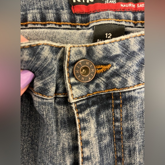 KIKIT Maurice Sasson Blue Jeans Denim Womens Size 12 - Picture 3 of 6